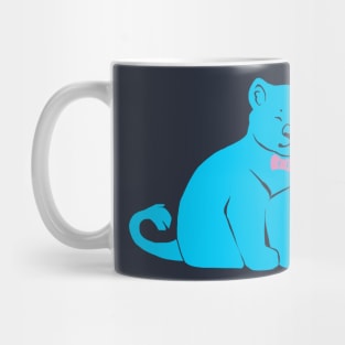 happy trans lion Mug